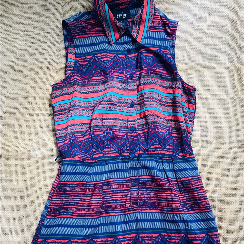By & By Womans Sleeveless Casual Dress M